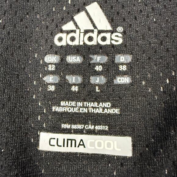 Adidas Womens S Black Active Tee Gold Logo Mesh Panels Running Training Top - Picture 4 of 9